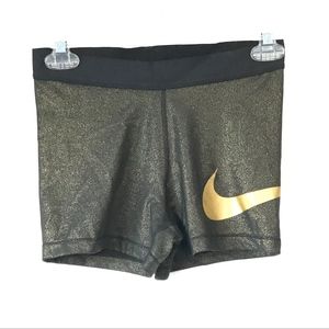 Nike Metallic Compression Shorts